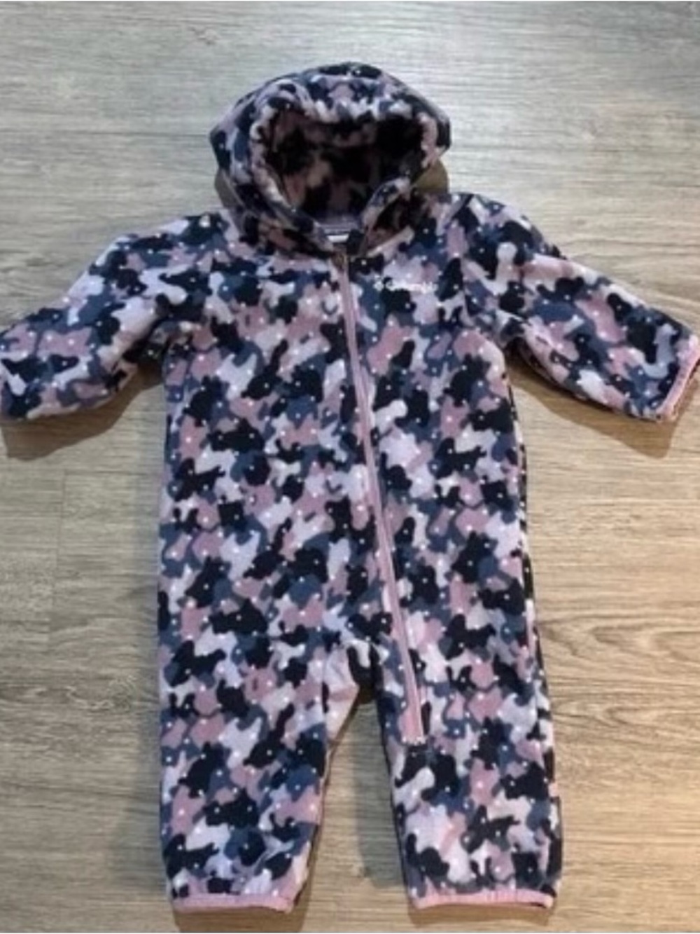 Columbia Sz.3-6mth Infant Snow top II Zip Bunting hand & foot covers New $45